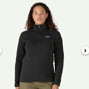 Patagonia Better sweater Black 1/4 Zip Fleece Pullover